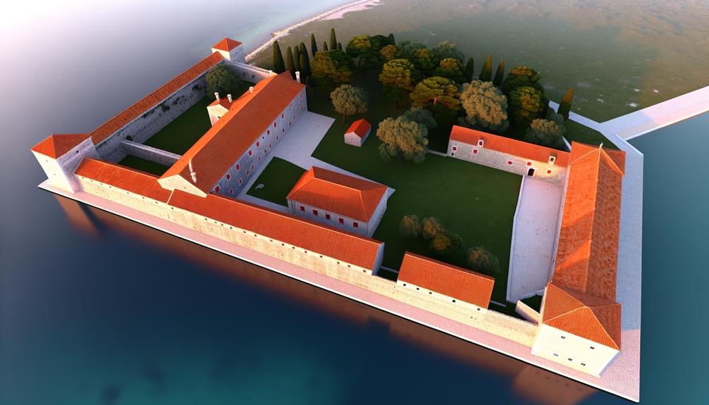 historic fortress in croatia