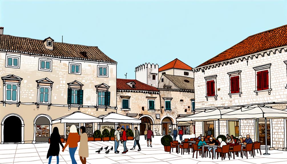 historic heart of zadar