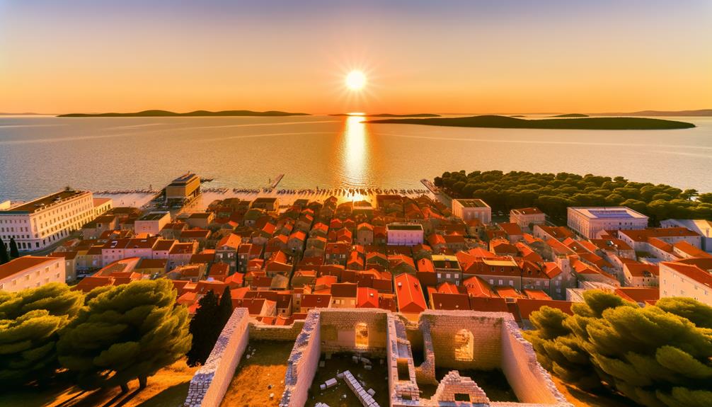 panoramic views of zadar